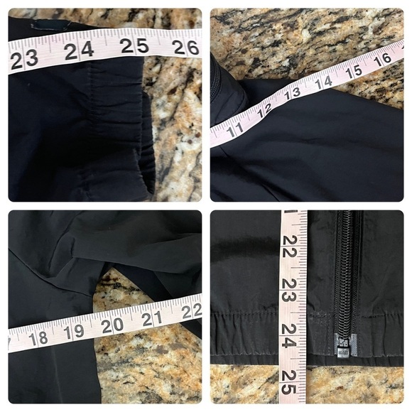 Victoria's Secret PINK Women's Black Full Zip Windbreaker Jacket W/ Hood - S - Picture 5 of 10